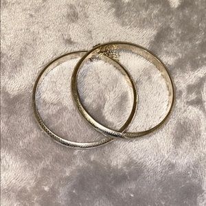 Silver bangles